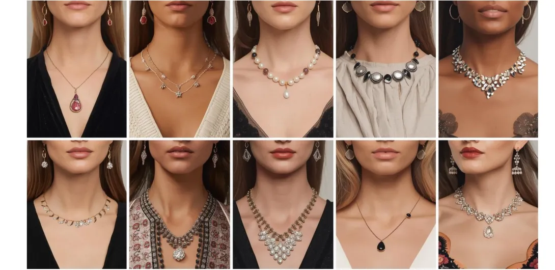 Как правильно подобрать украшения под форму выреза платья