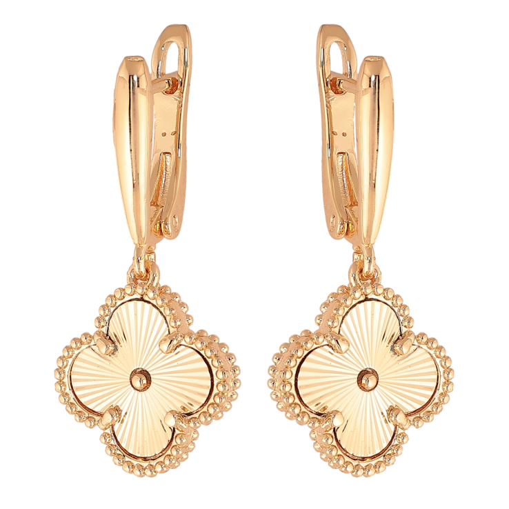 Сережки Нержавіюча сталь англійський замок "Конюшина" фото №5 Сережки Нержавіюча сталь англійський замок "Конюшина" фото №5