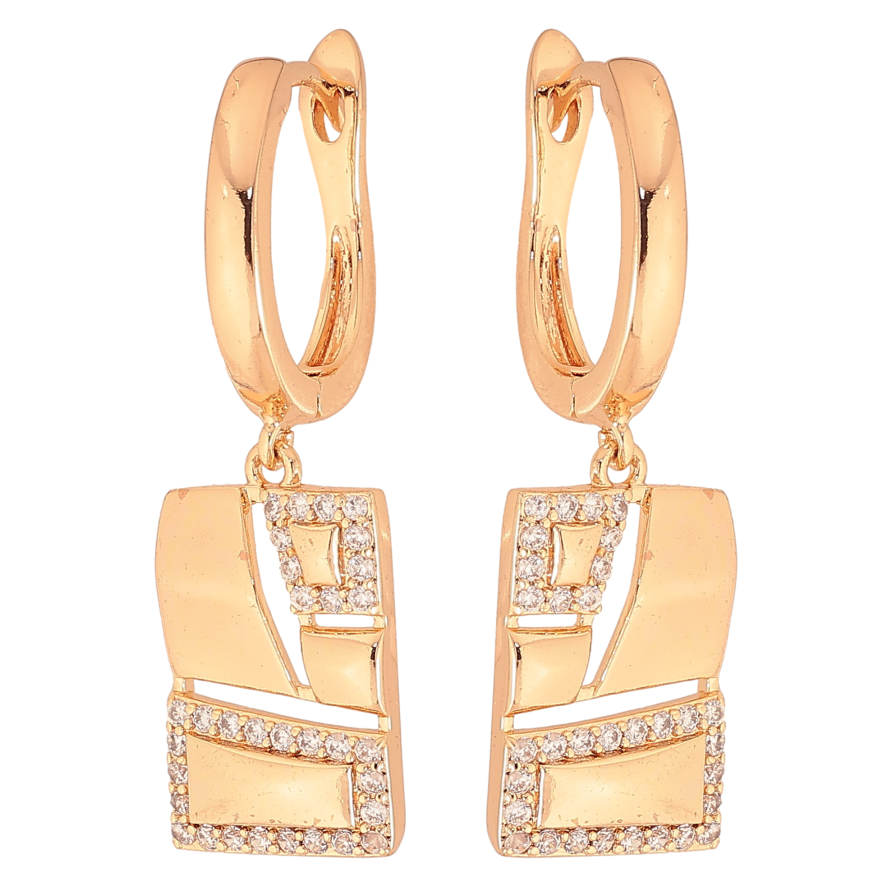 Серьги Xuping M&L цвет 18K английский замок "Декоративны подвески с кристаллами" фото №1