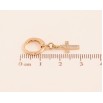 Серьги Xuping M&L цвет 18K подвески на колечках "Крестики" фото №2 Серьги Xuping M&L цвет 18K подвески на колечках "Крестики" фото №2