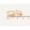 Сережки Xuping колір Позолота 14K англійський замок "Крапельки" фото №2 Сережки Xuping колір Позолота 14K англійський замок "Крапельки" фото №2