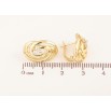 Серьги Xuping цвет Позолота 14K английский замок "Узор с кристаллами" фото №2 Серьги Xuping цвет Позолота 14K английский замок "Узор с кристаллами" фото №2