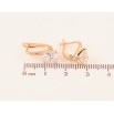 Серьги Xuping цвет Позолота 18К английский замок "Кристаллы на дужках" ø 7мм фото №2 Серьги Xuping цвет Позолота 18К английский замок "Кристаллы на дужках" ø 7мм фото №2