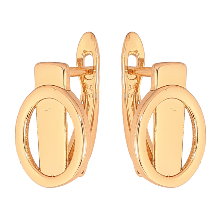 Сережки Xuping колір Позолота 18К англійський замок "Декоративний візерунок" фото №9 Сережки Xuping колір Позолота 18К англійський замок "Декоративний візерунок" фото №9