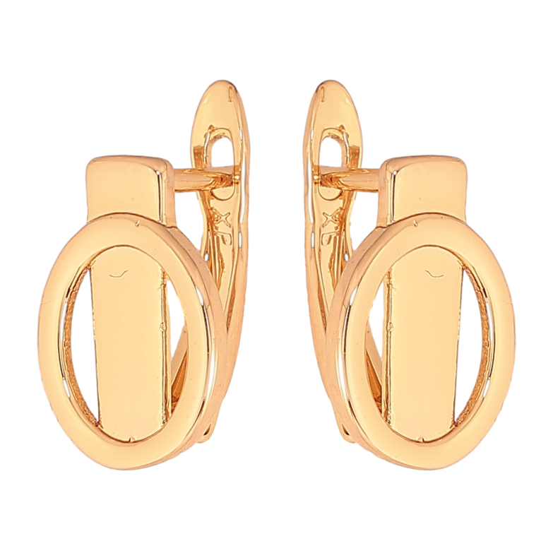 Сережки Xuping колір Позолота 18К англійський замок "Декоративний візерунок" фото №1 Сережки Xuping колір Позолота 18К англійський замок "Декоративний візерунок" фото №1