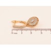Серьги Xuping цвет Позолота 18K английский замок "Подвески с инкрустацией кристаллами" фото №2