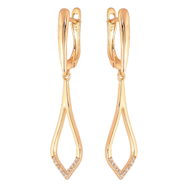 Серьги Xuping цвет Позолота 18К английский замок "Декоративные подвески" фото №1 Серьги Xuping цвет Позолота 18К английский замок "Декоративные подвески" фото №1