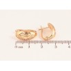 Сережки Xuping колір Позолота 18K англійський замок "Декоративний візерунок" фото №2 Сережки Xuping колір Позолота 18K англійський замок "Декоративний візерунок" фото №2