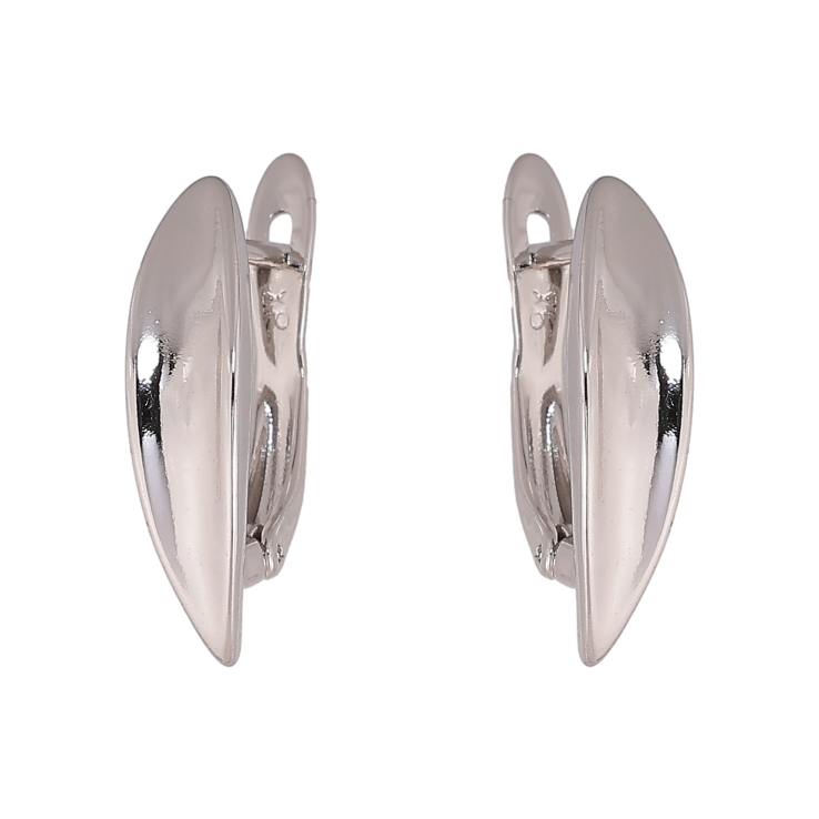 Серьги Xuping цвет Родий английский замок "Декоративные" фото №21