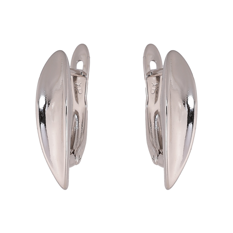 Серьги Xuping цвет Родий английский замок "Декоративные" фото №1 Серьги Xuping цвет Родий английский замок "Декоративные" фото №1