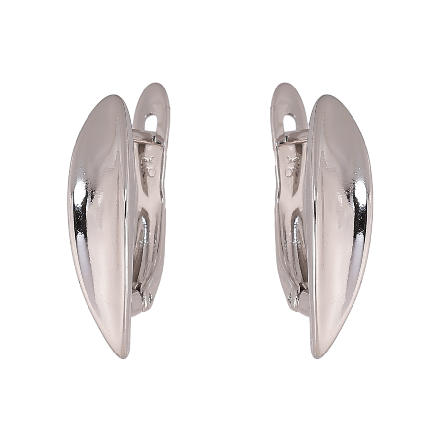 Серьги Xuping цвет Родий английский замок "Декоративные" фото №1 Серьги Xuping цвет Родий английский замок "Декоративные" фото №1