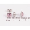 Серьги Xuping цвет Родий с кристаллами Swarovski пусеты "Кристаллы Rose" 8х8мм фото №2 Серьги Xuping цвет Родий с кристаллами Swarovski пусеты "Кристаллы Rose" 8х8мм фото №2