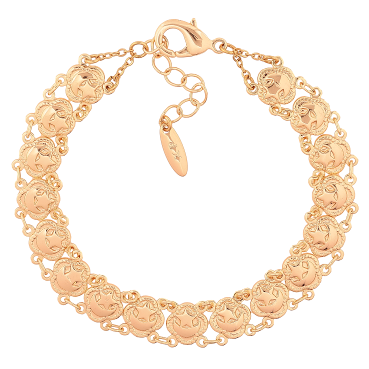 Браслет Xuping M&L цвет 18К "Декоративный узор" длина с доп. цепочкой 21-24.5см х 10мм фото №23 Браслет Xuping M&L цвет 18К "Декоративный узор" длина с доп. цепочкой 21-24.5см х 10мм фото №23