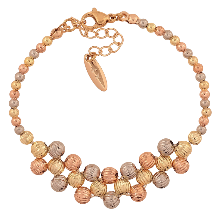 Браслет Xuping M&L цвет 18К+14К+РО+Родий "Узор из бусин" длина с доп. цепочкой 16-19см х 3-12мм фото №24 Браслет Xuping M&L цвет 18К+14К+РО+Родий "Узор из бусин" длина с доп. цепочкой 16-19см х 3-12мм фото №24