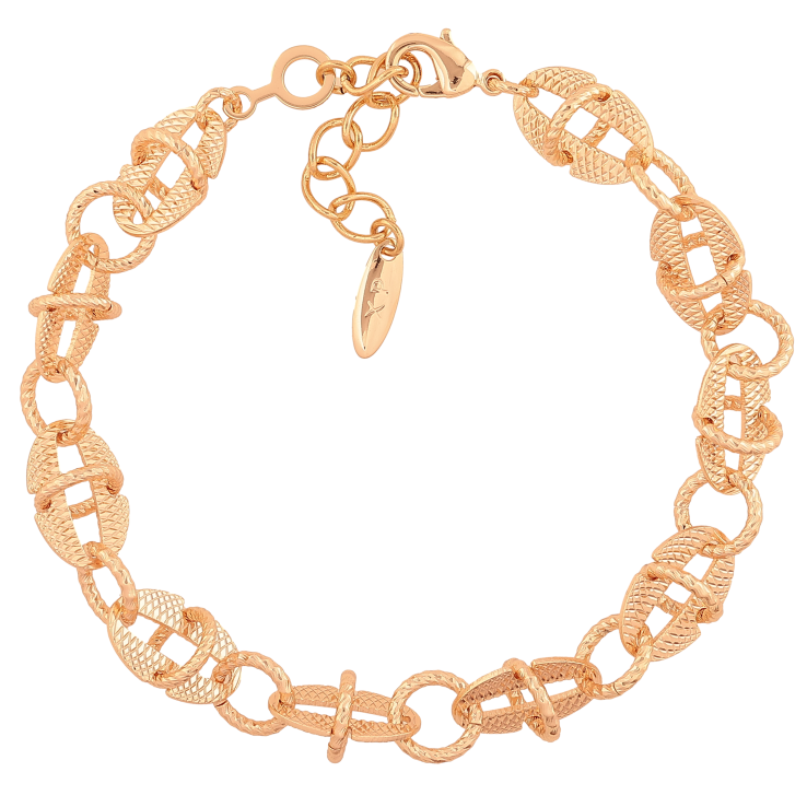 Браслет Xuping M&L цвет 18К "Цепочка Фантазийная" длина с доп. цепочкой 21-24см х 9мм фото №21 Браслет Xuping M&L цвет 18К "Цепочка Фантазийная" длина с доп. цепочкой 21-24см х 9мм фото №21