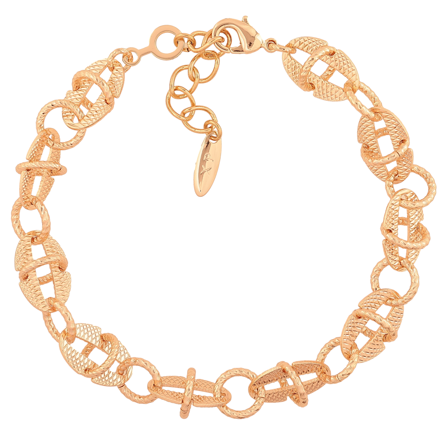 Браслет Xuping M&L цвет 18К "Цепочка Фантазийная" длина с доп. цепочкой 21-24см х 9мм фото №1 Браслет Xuping M&L цвет 18К "Цепочка Фантазийная" длина с доп. цепочкой 21-24см х 9мм фото №1