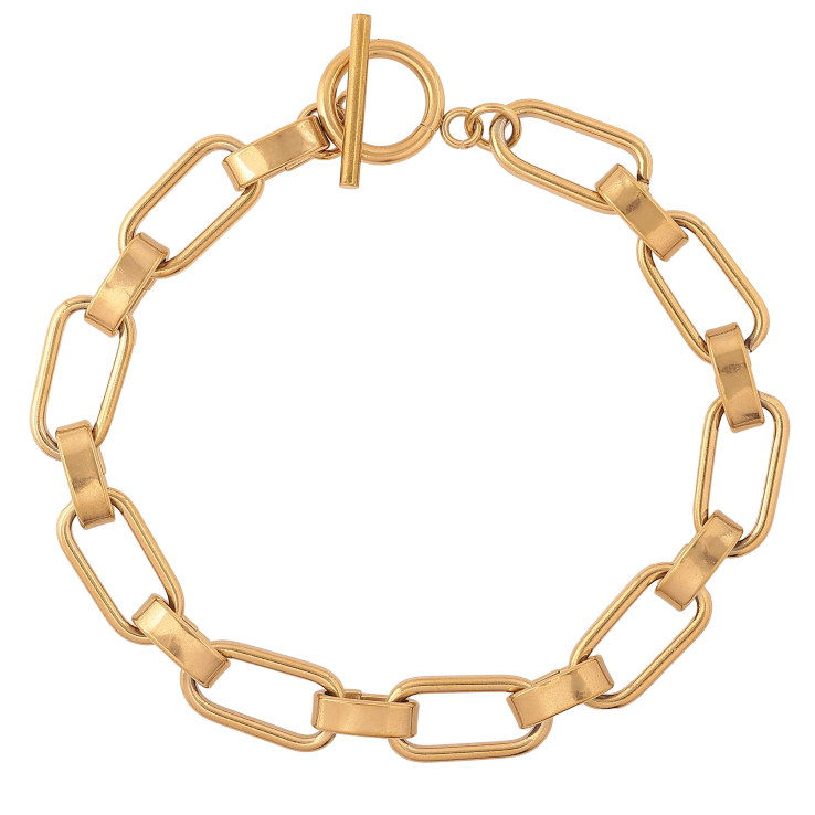 Браслет Xuping ТТМ Stainless Steel цвет 14К "Декоративная цепочка" длинна 22см х 4-8мм фото №25