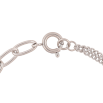 Браслет Xuping ТТМ Stainless Steel цвет Родий "Цепочка Комбинированная" длина 17см х 2-5мм фото №2 Браслет Xuping ТТМ Stainless Steel цвет Родий "Цепочка Комбинированная" длина 17см х 2-5мм фото №2