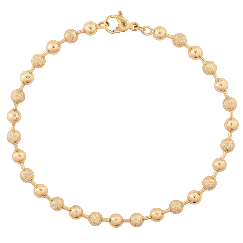Браслет Xuping цвет Позолота 14K "Цепочка плетение Перлина" размер 19см х 4мм фото №10 Браслет Xuping цвет Позолота 14K "Цепочка плетение Перлина" размер 19см х 4мм фото №10