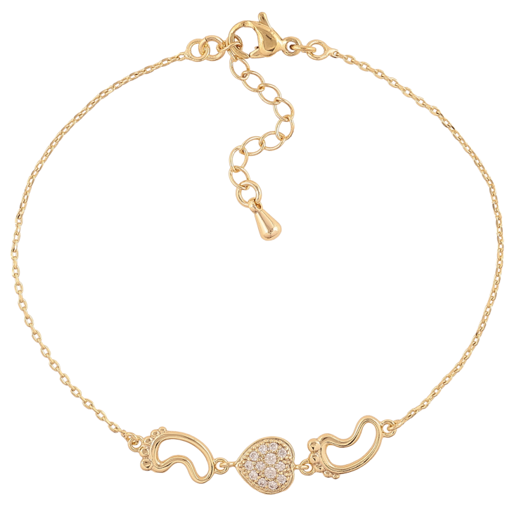 Браслет Xuping цвет Позолота 14K "Цепочка с декоративной вставкой" размер с доп. цепочкой 18-21.5см х 1мм фото №4 Браслет Xuping цвет Позолота 14K "Цепочка с декоративной вставкой" размер с доп. цепочкой 18-21.5см х 1мм фото №4