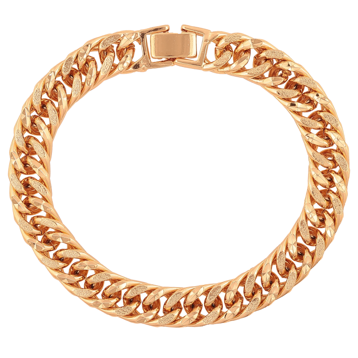 Браслет Xuping цвет Позолота 18K "Цепочка плетение Кобра" размер 20.5см х 9мм фото №23