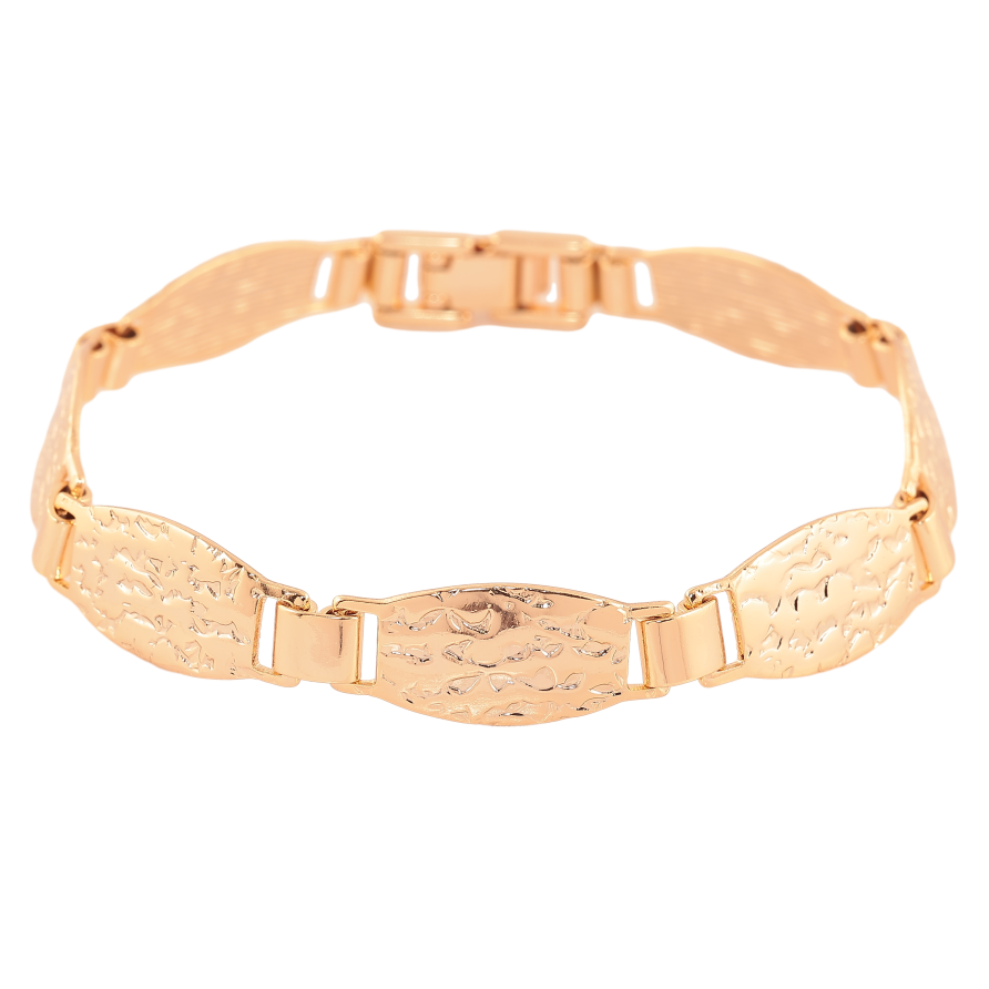 Браслет Xuping цвет Позолота 18K "Декоративный узор" размер 19.5см х 5-10мм фото №1