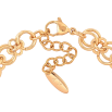Браслет Xuping цвет Позолота 18K "Цепочка Фантазийная" размер с доп. цепочкой 17-21см х 8мм фото №2 Браслет Xuping цвет Позолота 18K "Цепочка Фантазийная" размер с доп. цепочкой 17-21см х 8мм фото №2