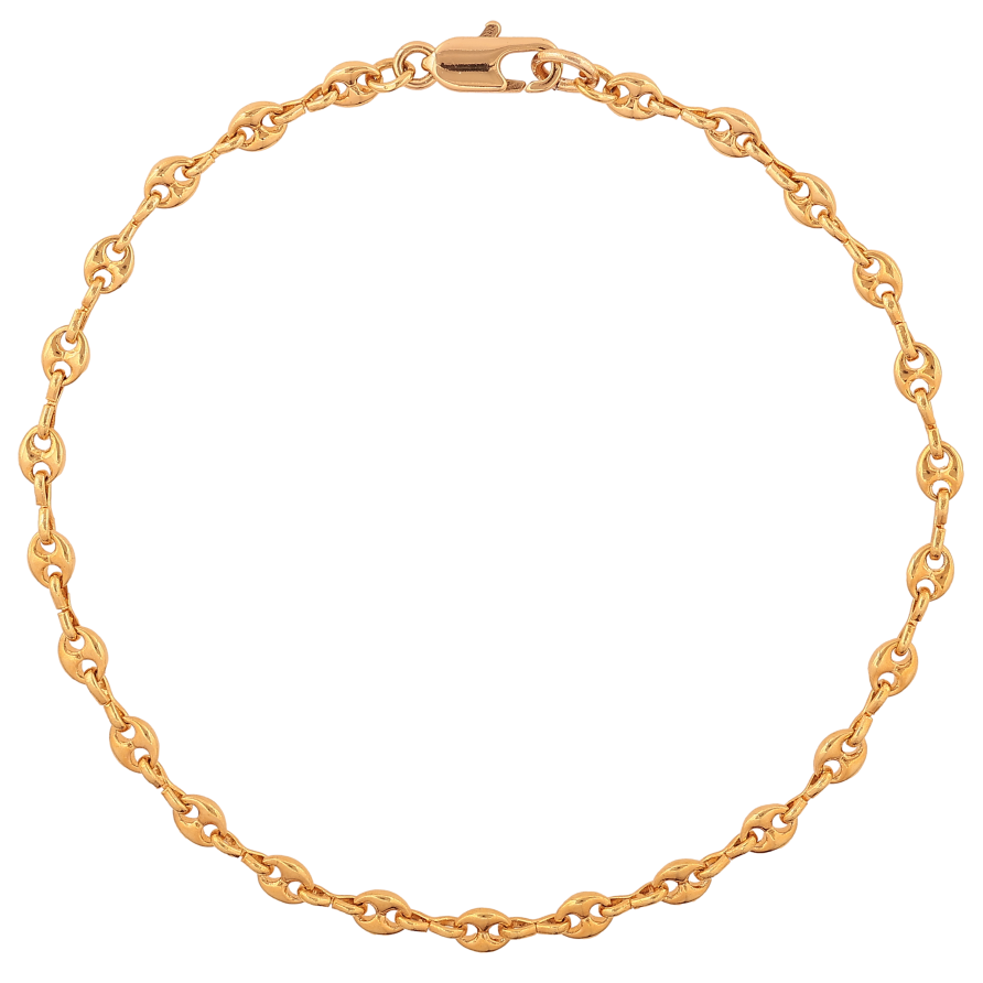 Браслет Xuping цвет Позолота 18K "Цепочка Фантазийная" размер 20.5см х 2-4мм фото №1
