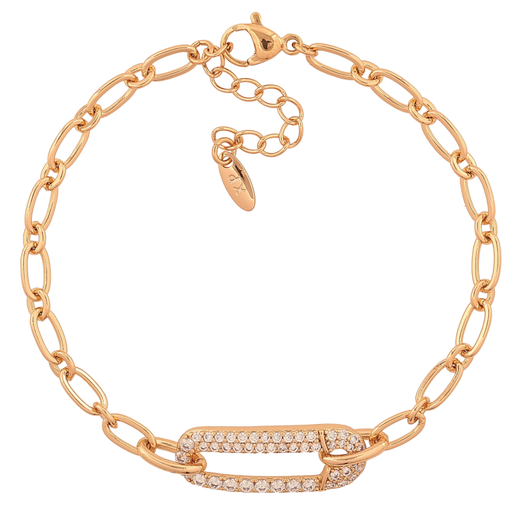 Браслет Xuping цвет Позолота 18K "Цепочка с вставкой булавка" размер с доп. цепочкой 17-20.5см х 4-8мм фото №25 Браслет Xuping цвет Позолота 18K "Цепочка с вставкой булавка" размер с доп. цепочкой 17-20.5см х 4-8мм фото №25