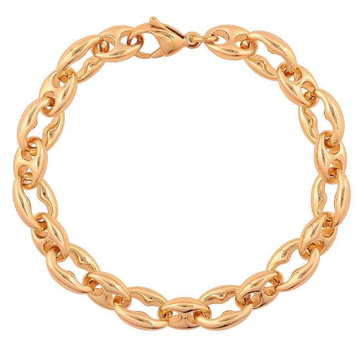 Браслет Xuping колір Позолота 18K "Ланцюжок Фантазійний" розмір 19.5см х 7-9мм фото №21 Браслет Xuping колір Позолота 18K "Ланцюжок Фантазійний" розмір 19.5см х 7-9мм фото №21