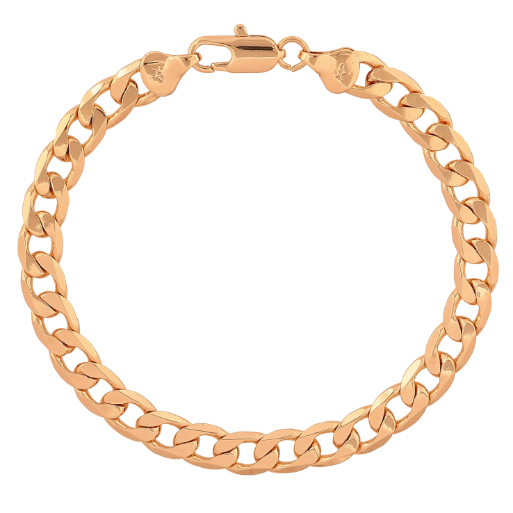 Браслет Xuping цвет Позолота 18K "Цепочка Панцирная" размер 19.5см х 7мм фото №12