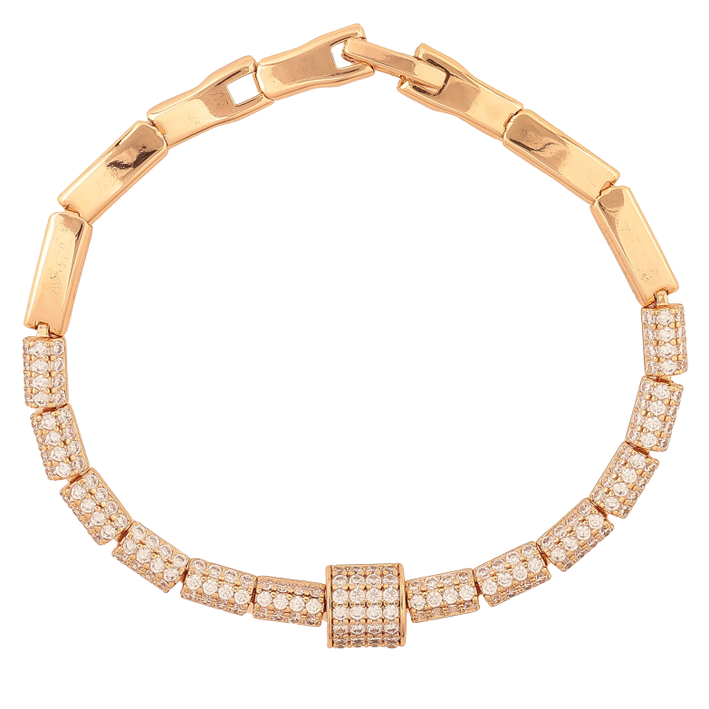 Браслет Xuping цвет Позолота 18K "Инкрустация кристаллами" размер 18см х 4-8мм фото №1 Браслет Xuping цвет Позолота 18K "Инкрустация кристаллами" размер 18см х 4-8мм фото №1