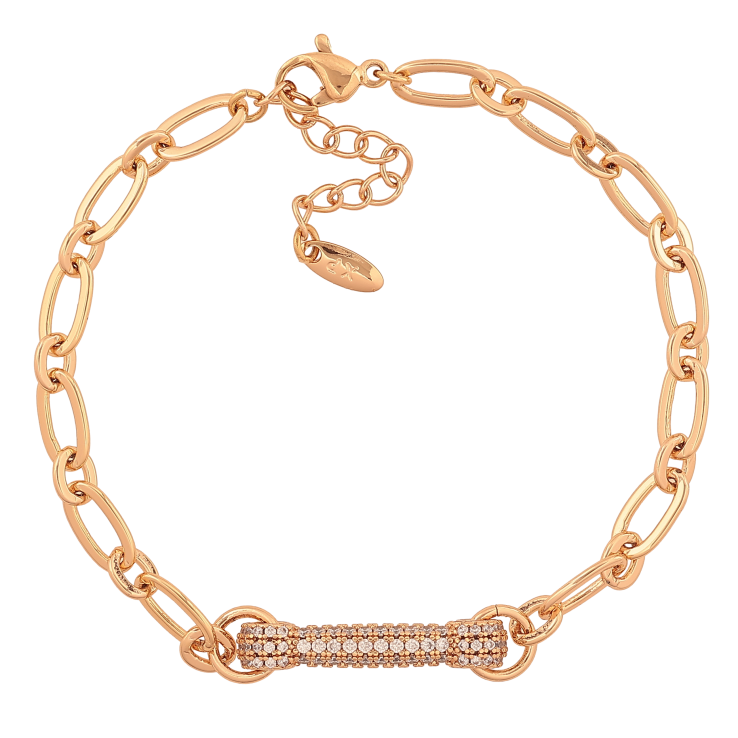 Браслет Xuping цвет Позолота 18K "Цепочка с декоративной вставкой" размер с доп. цепочкой 18-21см х 4-5мм фото №23