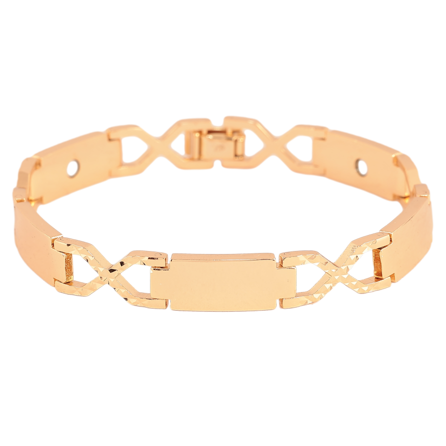 Браслет Xuping цвет Позолота 18К "Декоративный узор" размер 19.5см х 8мм фото №1 Браслет Xuping цвет Позолота 18К "Декоративный узор" размер 19.5см х 8мм фото №1