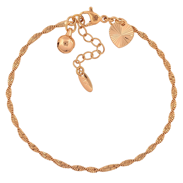 Браслет Xuping цвет Позолота 18K "Цепочка Супердиск" размер с доп. цепочкой 17-20см х 2мм фото №18