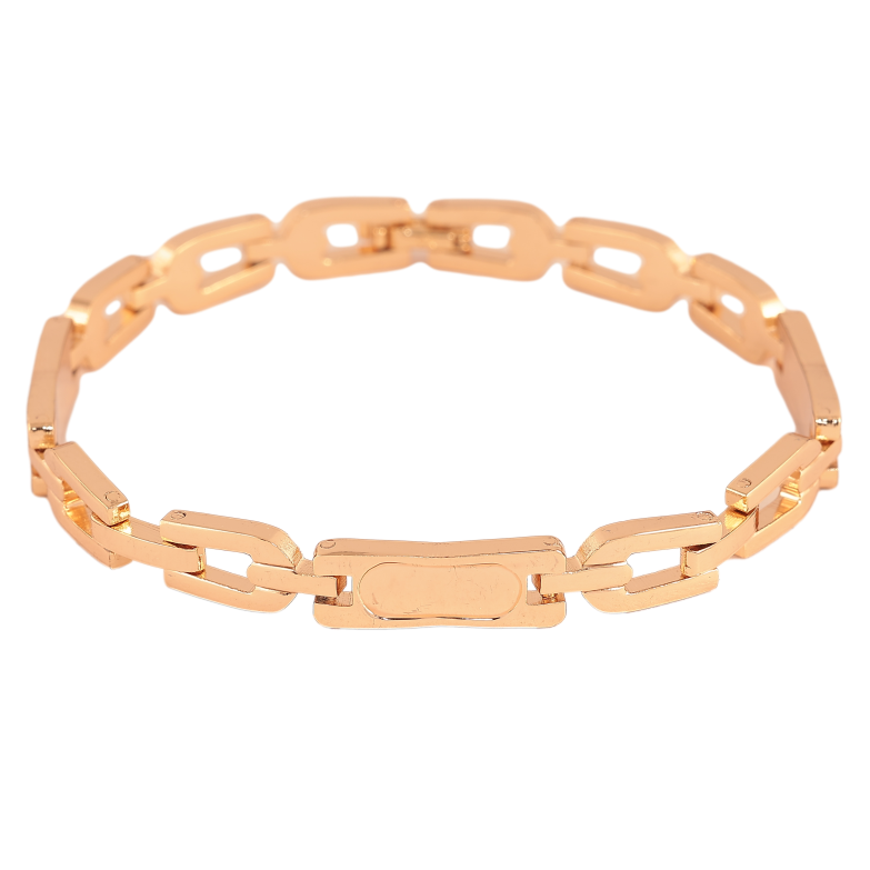 Браслет Xuping цвет Позолота 18K "Декоративный узор" размер 19.5см х 7мм фото №4
