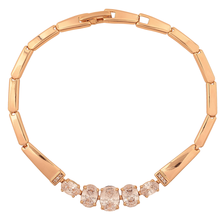 Браслет Xuping цвет Позолота 18K "Узор с кристаллами" размер 19см х 3-8мм фото №20