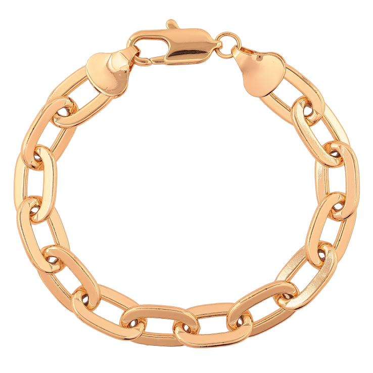 Браслет Xuping цвет Позолота 18K "Цепочка Якорная" размер 21см х 10мм фото №17