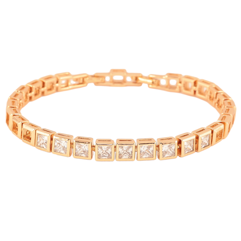 Браслет Xuping колір Позолота 18К "Доріжка кристалів" розмір з дод. замком 17.5,19см х 5мм фото №1 Браслет Xuping колір Позолота 18К "Доріжка кристалів" розмір з дод. замком 17.5,19см х 5мм фото №1