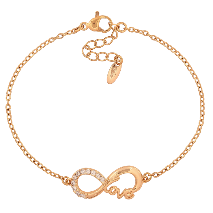 Браслет Xuping колір Позолота 18K "Ланцюжок із вставкою нескінченність" розмір з дод. ланцюжком 17-20см х 1.5-11мм фото №11 Браслет Xuping колір Позолота 18K "Ланцюжок із вставкою нескінченність" розмір з дод. ланцюжком 17-20см х 1.5-11мм фото №11