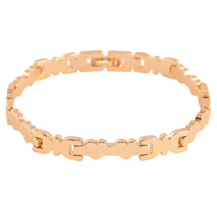 Браслет Xuping цвет Позолота 18K "Декоративный узор" размер 19см х 6-7мм фото №5