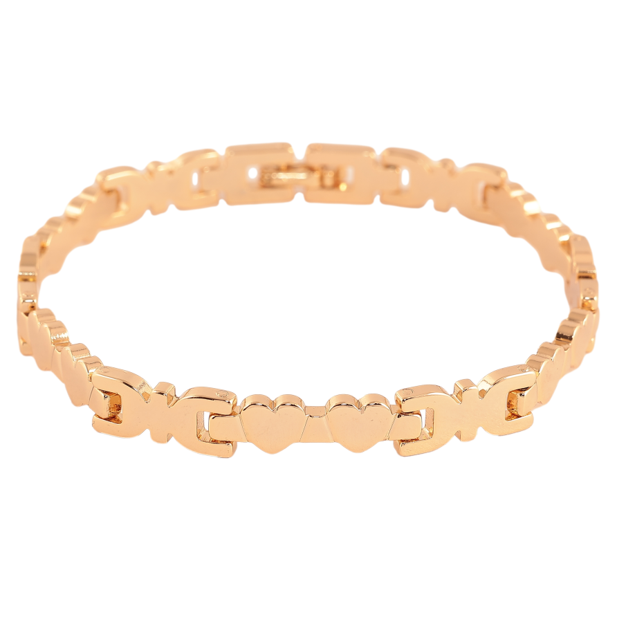 Браслет Xuping цвет Позолота 18K "Декоративный узор" размер 19см х 6-7мм фото №1