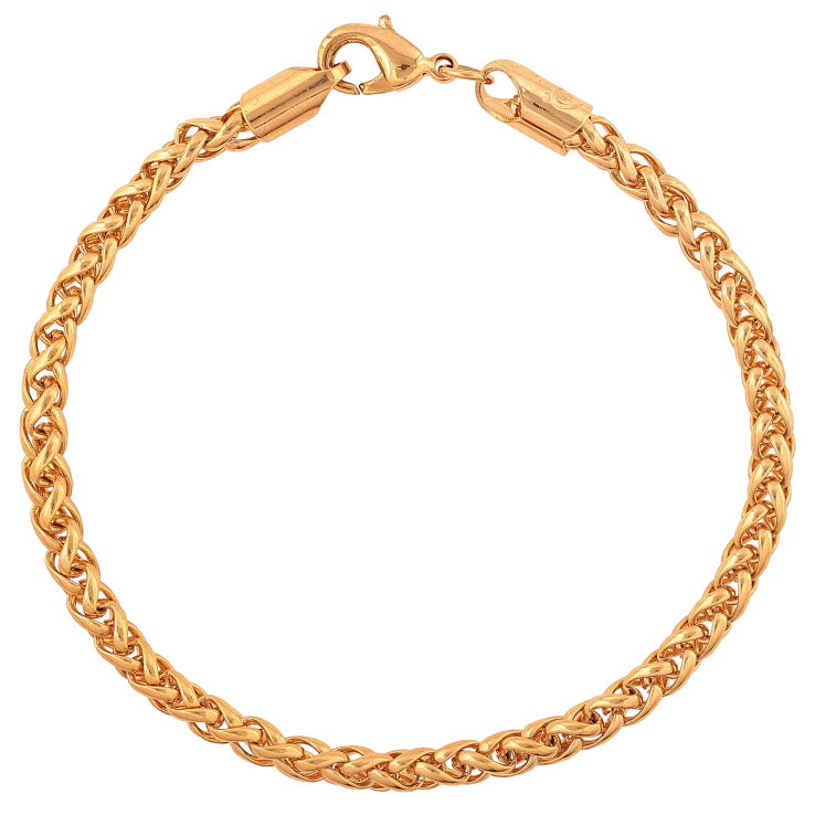 Браслет Xuping цвет Позолота 18K "Цепочка Колос" размер 19.5см х 4мм фото №23