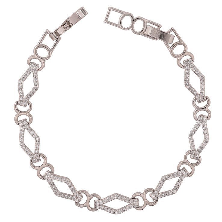 Браслет Xuping колір Родій "Декоративний візерунок з кристалами" довжина з дод. замком 17,19см х 6-8мм фото №11 Браслет Xuping колір Родій "Декоративний візерунок з кристалами" довжина з дод. замком 17,19см х 6-8мм фото №11