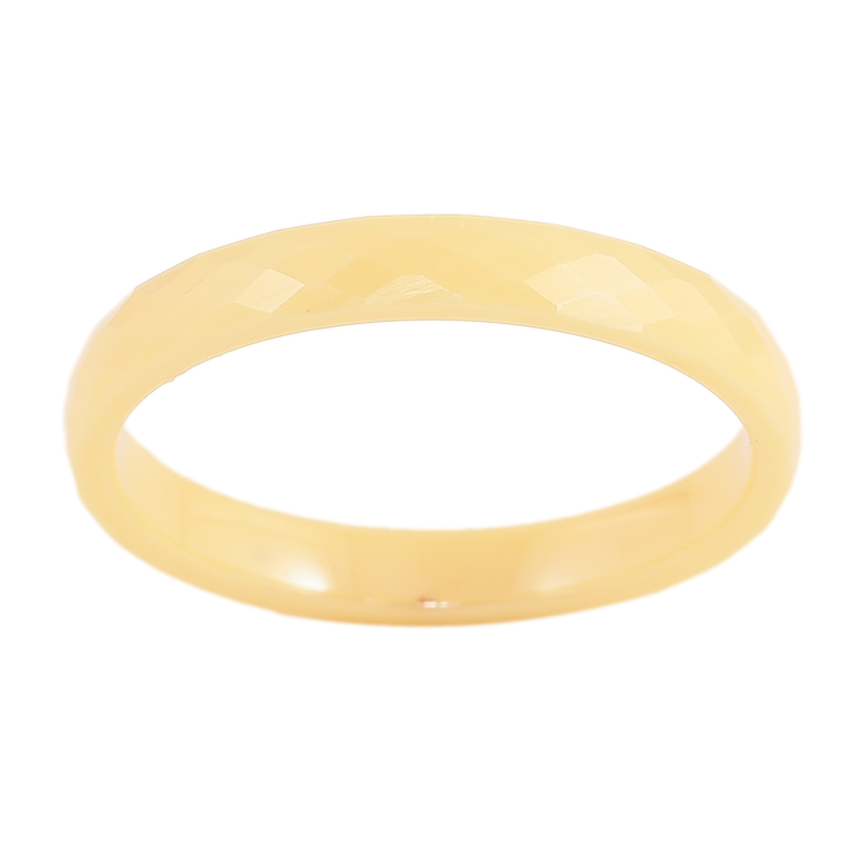 Кольцо Xuping Керамика "Желтая керамика" шир. 3мм фото №1 Кольцо Xuping Керамика "Желтая керамика" шир. 3мм фото №1