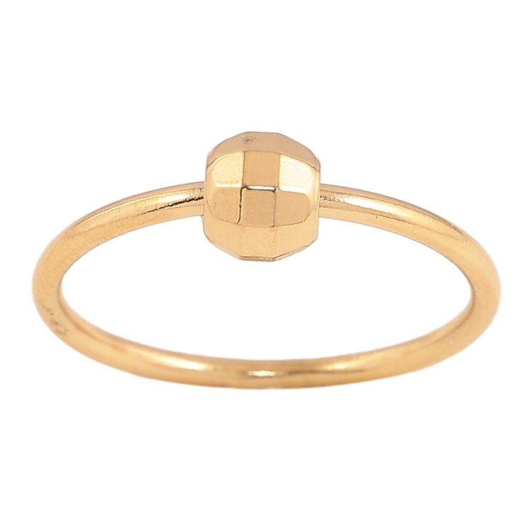 Кольцо Xuping TTM Stainless Steel цвет 14К "Бусина" фото №10