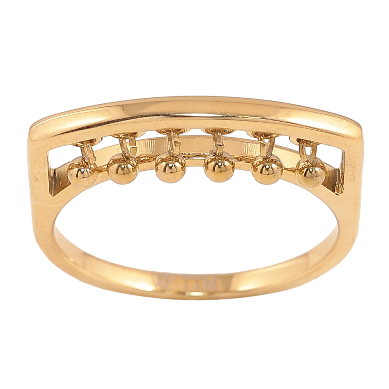 Кольцо Xuping TTM Stainless Steel цвет 14К "Подвески шарики" фото №1 Кольцо Xuping TTM Stainless Steel цвет 14К "Подвески шарики" фото №1