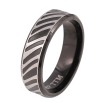 Каблучка Xuping TTM Stainless Steel колір Родій+Black "Декоративний візерунок" шир. 6мм фото №2 Каблучка Xuping TTM Stainless Steel колір Родій+Black "Декоративний візерунок" шир. 6мм фото №2