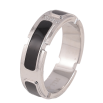 Каблучка Xuping TTM Stainless Steel колір Родій "Візерунок з чорною емаллю і кристалами" фото №2 Каблучка Xuping TTM Stainless Steel колір Родій "Візерунок з чорною емаллю і кристалами" фото №2