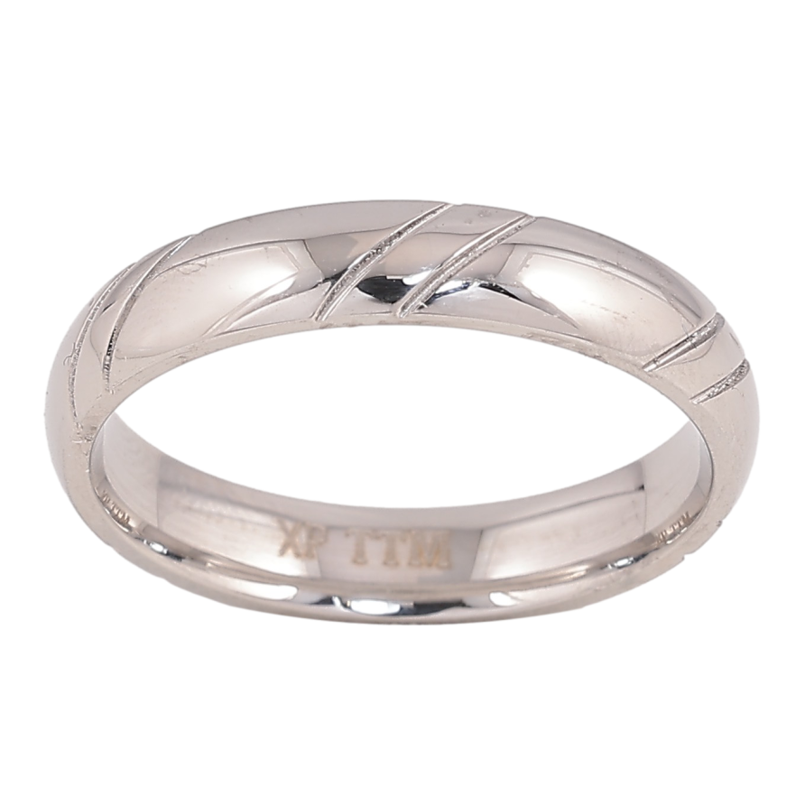 Каблучка Xuping TTM Stainless Steel колір Родій "Декоративний візерунок" шир. 4мм фото №1 Каблучка Xuping TTM Stainless Steel колір Родій "Декоративний візерунок" шир. 4мм фото №1